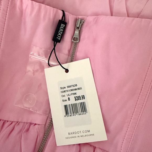 Bardot Pink Ruffled - Picture 2 of 3